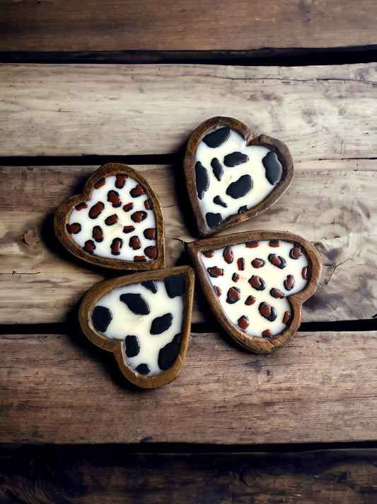 Printed Mini Heart Dough Bowl