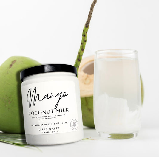 Mango Coconut Milk 8oz Candle
