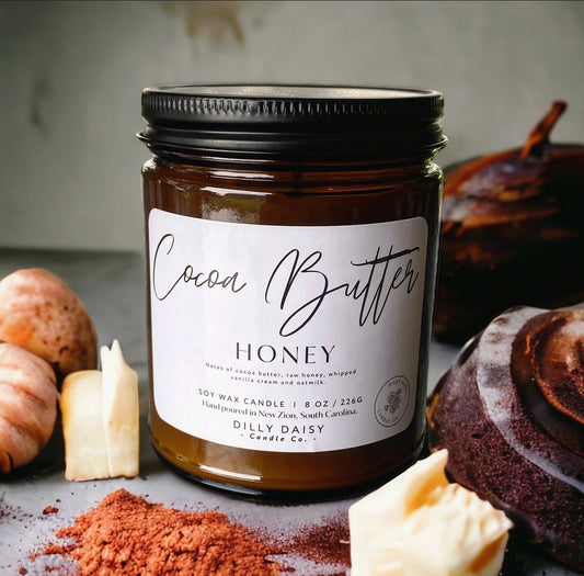 Cocoa Butter Honey 8oz Candle