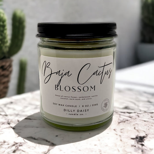 Baja Cactus Blossom 8oz Candle