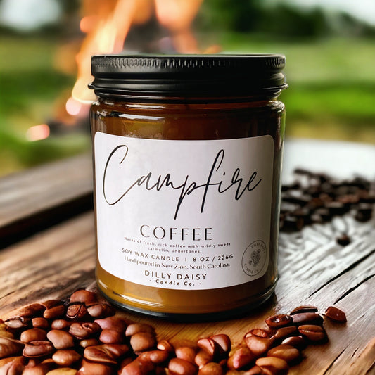 Campfire Coffee 8oz Candle